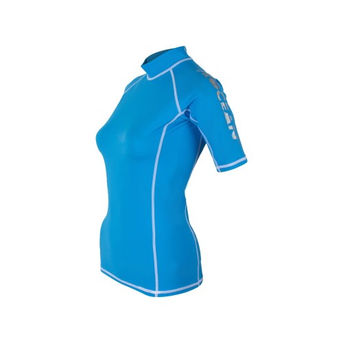 Lycra dames shirt - blauw