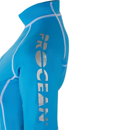 Lycra dames shirt - blauw