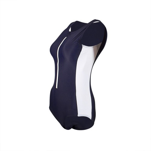 Lycra dames zwempak - blauw