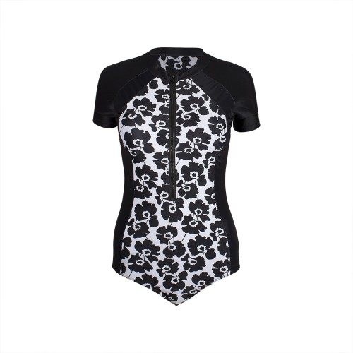 Lycra dames zwempak - bloemen