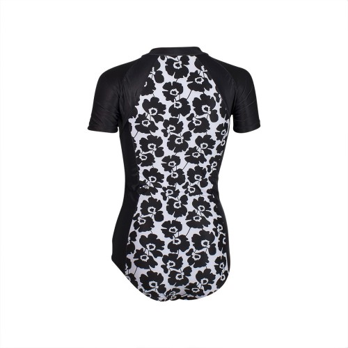 Lycra dames zwempak - bloemen
